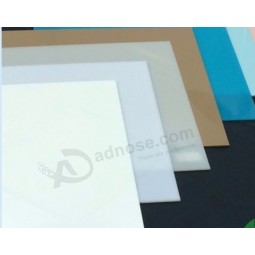 оптовые подгонянные gpps прозрачно / цветное оргстекло/акриловый пластиковый лист для рекламного щита