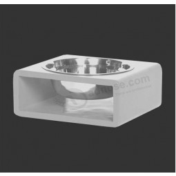 Contemporary Cat Bowls Dog Bowls with Acrylic Stand