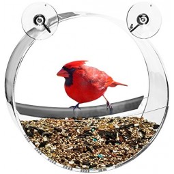 Kundenspezifischer kLarer AcryLrunder FenstervogeLzufuhr