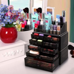 GeLbbraun Makeup & SchMuck VeranstaLter Mit 8 SchubLaden