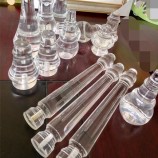 Wholesale Clear Acrylic Turned Leg 7"H, 4PC