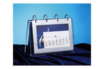 изготовленный на заказ творческий цветной настольный акриловый дисплей дисплея дисплея календара 