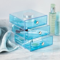 TransLuzente bLaue 3 AcryL Makeup SchubLaden