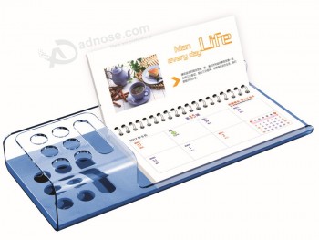Desk Calendar with Colorful Acrylic Stand Wholesale