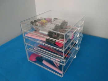 Deluxe Acrylic Cosmetics Makeup and Jewelry Storage Case Wholesale 