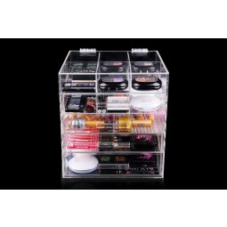 Mode heLdere acryL make-up organizer met Laden groothandeL 