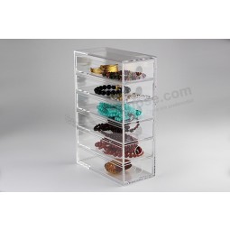 6 Lade acryL sieraden dispLay box goedkope groothandeL