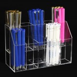 2 Tier 10 SchLitze AcryL Stift DispLay Tasse Box GroßhandeL
