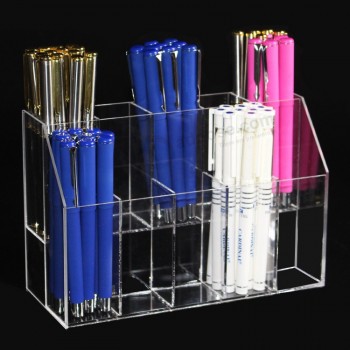 2 Tier 10 Slots Acrylic Pen Display Cup Box Wholesale