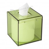 Colorful Square Acrylic Lucite Tissue Box Wholesale 