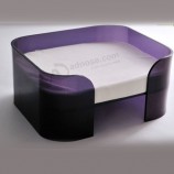 Luxury Acrylic Dog Bed with Cushion