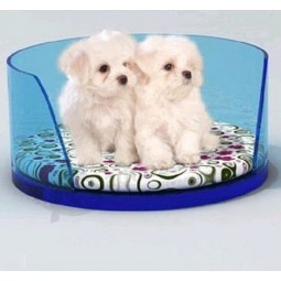 8Mmの楕円形のアクリルペットベッド、犬のためのプラスチック製の動物用ベッド、猫