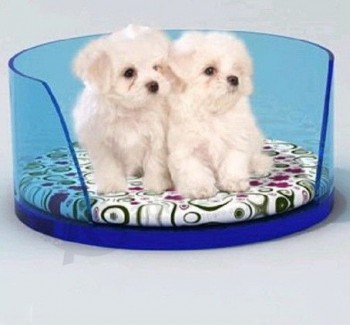 8Mmの楕円形のアクリルペットベッド、犬のためのプラスチック製の動物用ベッド、猫