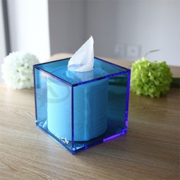 Aangepaste acryL tissue box vierkante doos