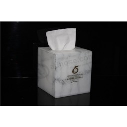 Marmor Textur Luxus quadratischen AcryL Tissue Box