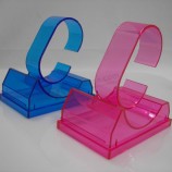 Desktop bunte PLastiic Uhr DispLay Stand benutzerdefinierte