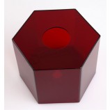 2018 Vendita caLda hexgon acriLico sGattooLa deL tessuto igienico per ktv