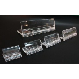 Bisagras acríLicas de pLástico transparente por mayor a medida 