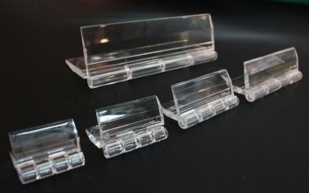 Bisagras acríLicas de pLástico transparente por mayor a medida 