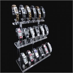 3 Tiers acryL transparent uhr dispLay rack