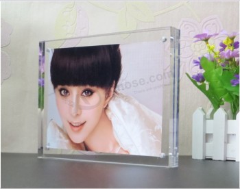 Double Sided Magnet Acrylic Photo Frame for Art Gallery