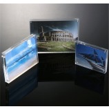 Customized Clear Magnetic Acrylic Photo Frames 5X7 Picture Frame