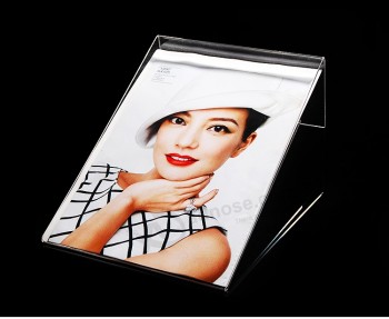 Acrylic Easel Photo Frames, L Shape Acrylic Photo Frame