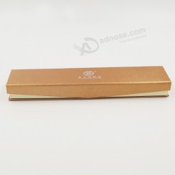 Wholesale customized high quality New Style Embossed Printing Kraft Paper Box for Long Chain with your logo