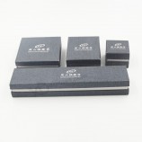 Wholesale customized high quality Cheap Customized Silver Logo Printing Jewelry Box with your logo