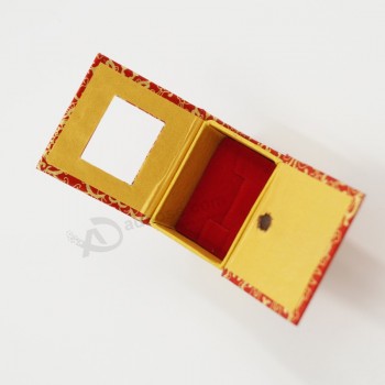 Wholesale customized high quality High Quality Marketable Stylish Ring Jewelry Box with Last Price and your logo