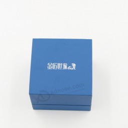 Customized high quality China Supplier New Arrival Luxury Plastic Jewelry Box for Ring with your logo
