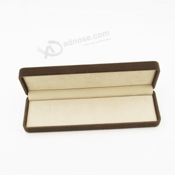 Customized high quality Factory Price Manufacturing Velvet Plastic Box for Bracelet with your logo
