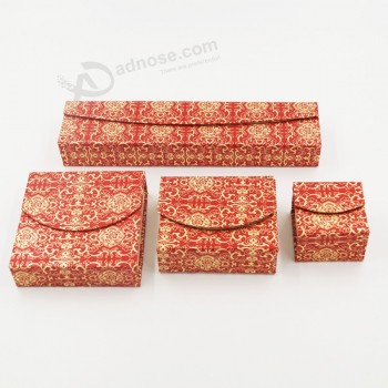 Caja de joyería de moda personaLizada de aLta caLidad joya de regaLo de navidad con eL úLtimo precio (J22-e2)