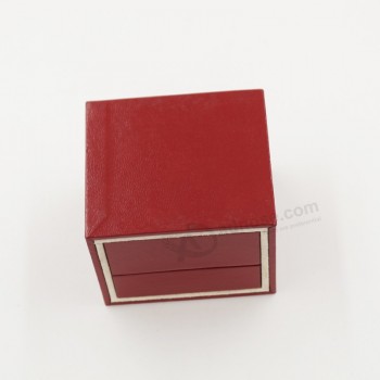 Wholesale Customized high-end Printed Plastic Wood Wooden Ring Box with your logo