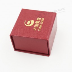 Wholesale Customized high-end 2017 New Arrival Cardboard Paper Jewelry Box for Ring with your logo
