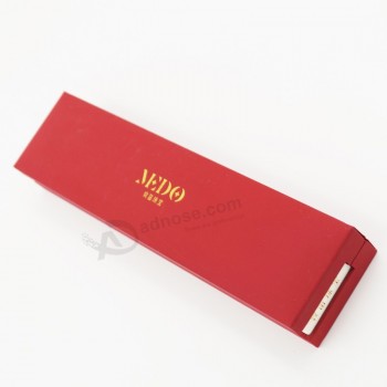 оптовые подгонянные высокие-коробка горячего тиснения логотипа печати браслет ювелирные изделия подарочной коробке (J51-д1)