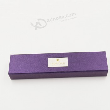 Haut personnaLisé-Fin boîte-cadeau en carton promotionneL de papier pour Les bijoux (J10-d1)