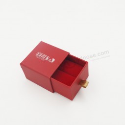 Customized high quality China Manufacturer Pull-out Drawer Paper Ring Box with your logo