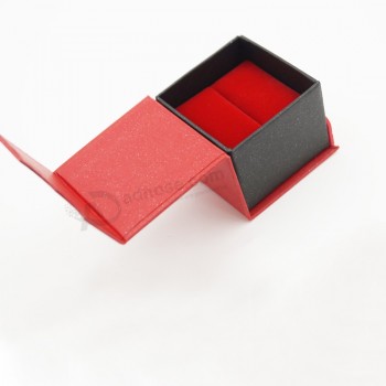 подгонянная коробка подарка картонной коробки высокого качества последней конструкции для кольца (J63-а)