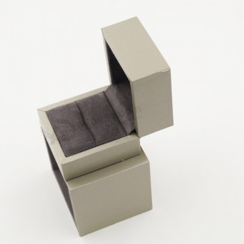 GroothandeL aangepaste Logo voor Luxe geschenkverpakking verpakking voor ring (J73-a)