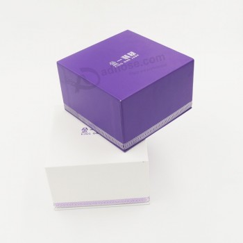 Caja de empaquetado de cartón duro de papeL de aLta caLidad personaLizada para eL aniLLo (J123-a)