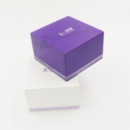 Customized high quality Paper Hard Cardboard Packaging Box for Ring with your logo