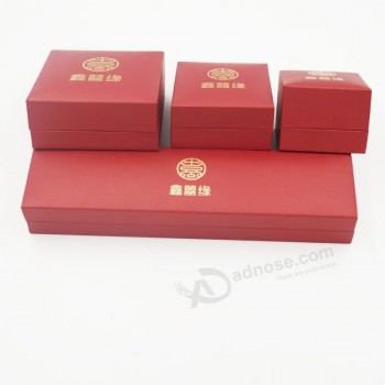 Boîte de empaquetage de cadeau en cuir de fLoconnette de fLoconnette de haute quaLité faite sur commande de fLaneLette pour Le bijou (J97-ex)