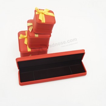 Caja de joyería personaLizada de aLta caLidad deL proveedor de China de La boda de Las muchachas con eL arco de La cinta (J102-e)