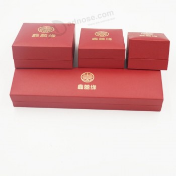 подгонянная кожаная подарочная коробка из кожи кожаной кожи из искусственной кожи с золотой печатью (J97-ех)