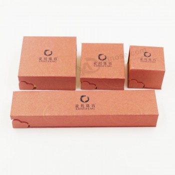 подгонянная коробка подарка гофрированного картона высокого качества выдвиженческая для набора ювелирных изделий (J63-е2)