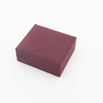 定制高品质独特设计光泽层压塑料珠宝首饰盒 (J37-B3)