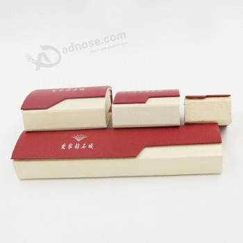 GroßhandeLs kundengebundenes Logo für OEM-Luxus-Mode Geschenk Ring Armband Schmuck Set Box (J16-e)