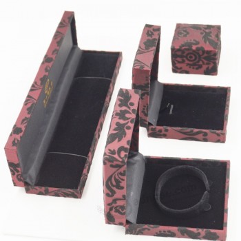 оптовый подгонянный логос для выдвиженческой коробки подарка кольца упаковки для ювелирных изделий (J37-е3)