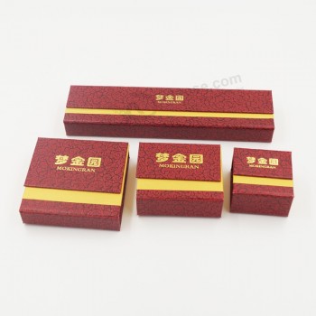Wholesale customized logo for Logo Printing Clamshell Packing Box for Jewelry with your logo